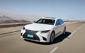   Lexus LS 500h AWD (Sonic White) - 2017