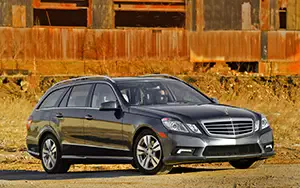 Обои автомобили Mercedes-Benz E350 4MATIC Wagon US-spec - 2011