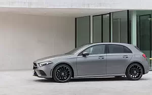 Обои автомобили Mercedes-Benz A-class AMG Line Edition - 2018