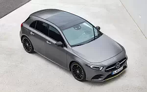 Обои автомобили Mercedes-Benz A-class AMG Line Edition - 2018