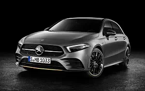 Обои автомобили Mercedes-Benz A-class AMG Line Edition - 2018