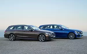Обои автомобили Mercedes-Benz C300 BlueTec Hybrid Estate Exclusive - 2014
