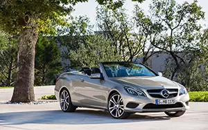 Обои автомобили Mercedes-Benz E350 BlueTEC Cabriolet - 2013