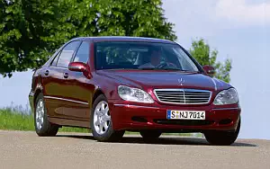 Обои автомобили Mercedes-Benz S400 L CDI W220 - 1999