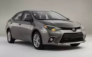 Обои автомобили Toyota Corolla LE Eco US-spec - 2014