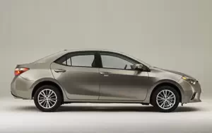 Обои автомобили Toyota Corolla LE Eco US-spec - 2014