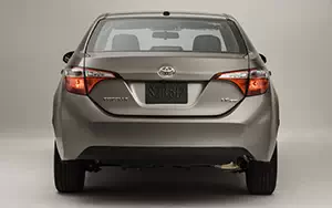 Обои автомобили Toyota Corolla LE Eco US-spec - 2014