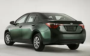 Обои автомобили Toyota Corolla LE Eco US-spec - 2014