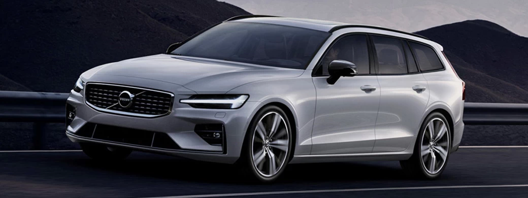Обои автомобили Volvo V60 T6 AWD R-Design - 2018 - Car wallpapers